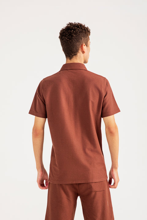 TEXTURED POLO
