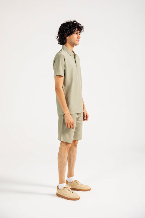 TEXTURED POLO