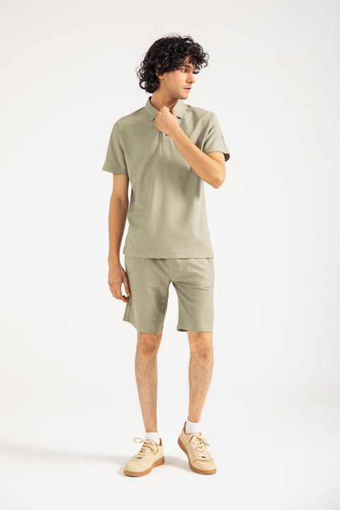 TEXTURED POLO