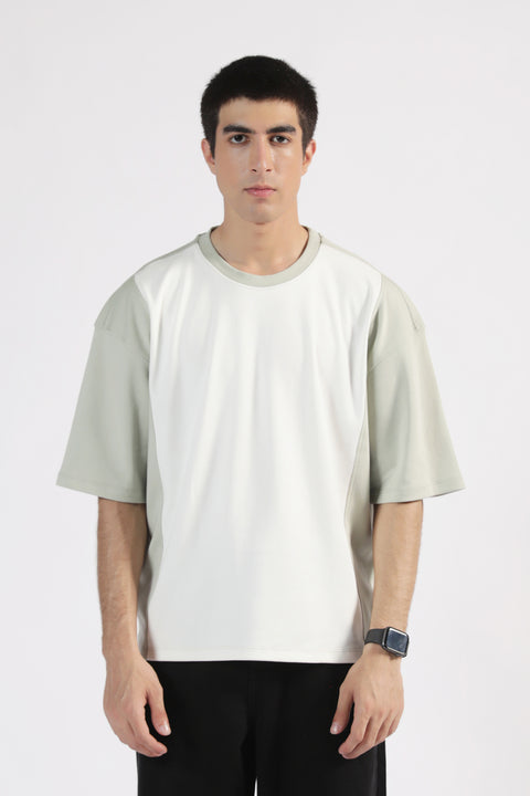 BOXY FIT COLORBLOCK TEE