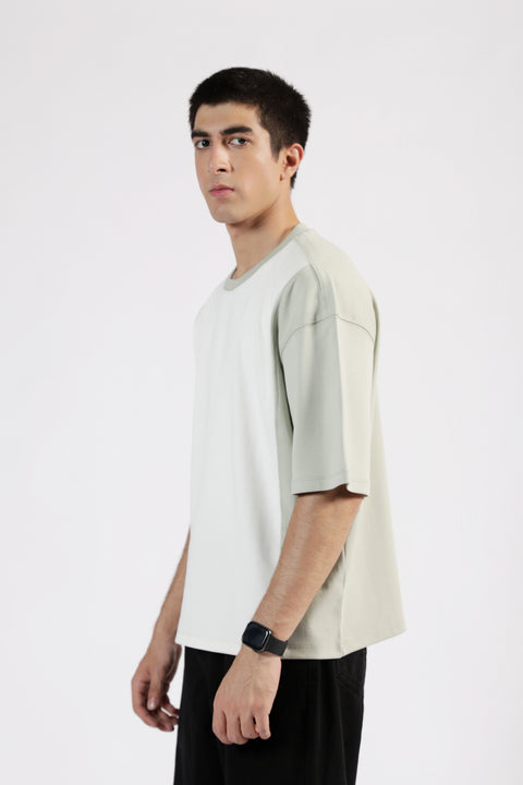 BOXY FIT COLORBLOCK TEE