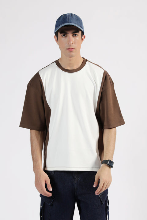BOXY FIT COLORBLOCK TEE