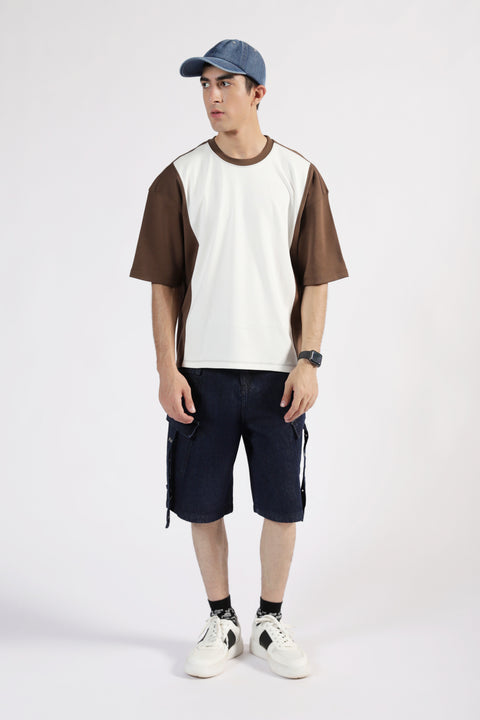 BOXY FIT COLORBLOCK TEE