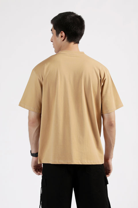 DROP SHOULDER EMBROIDERED TEE