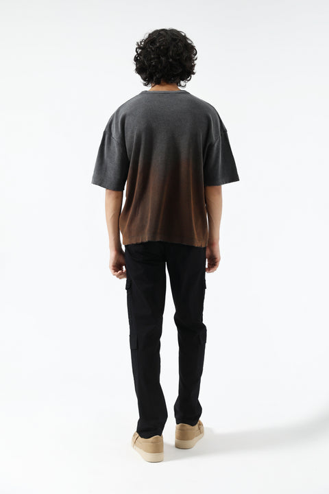 WASHED EFFECT BOXY FIT TEE