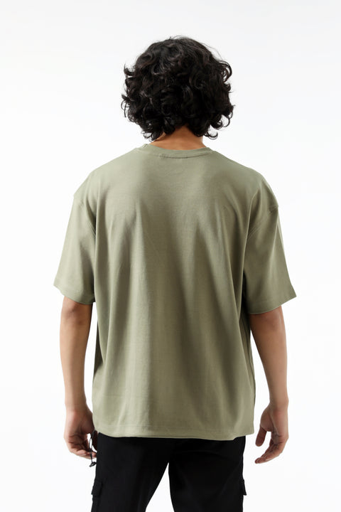 BAGGY FIT TEE WITH POCKET