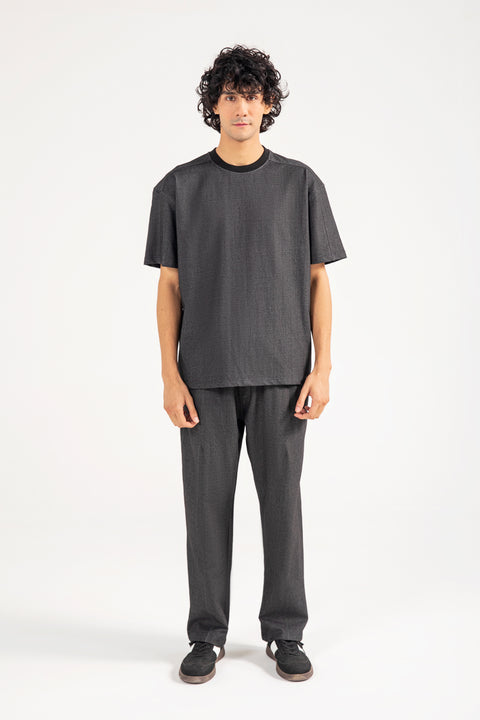 BAGGY FIT TEXTURED TEE