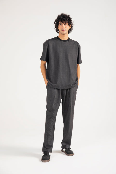 BAGGY FIT TEXTURED TEE