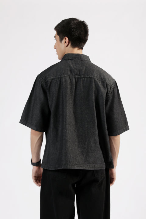 BOXY FIT DENIM SHIRT