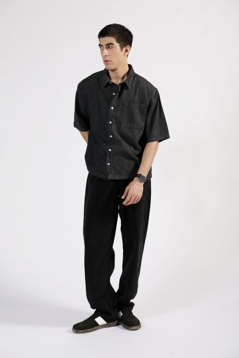 BOXY FIT DENIM SHIRT