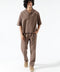 BOXY FIT RESORT COLLAR LINEN SHIRT
