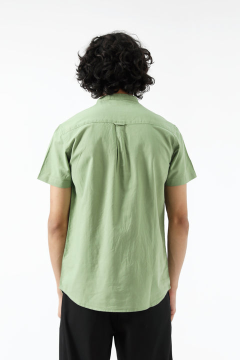 MANDARIN COLLAR SHIRT