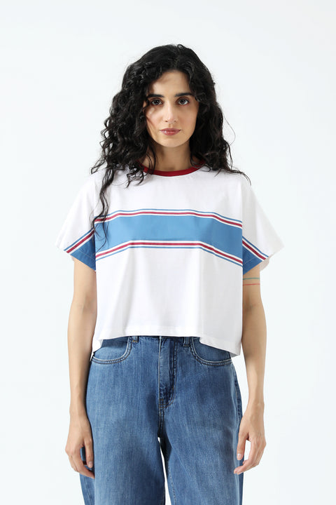 KIMONO STRIPED TOP