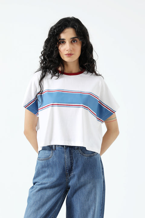 KIMONO STRIPED TOP