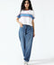 KIMONO STRIPED TOP