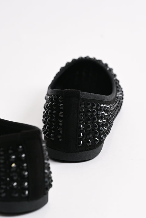 EMBELLISHED BALLET FLATS