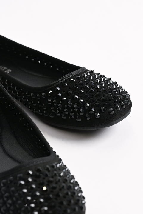 EMBELLISHED BALLET FLATS