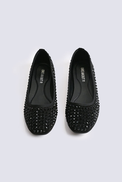 EMBELLISHED BALLET FLATS