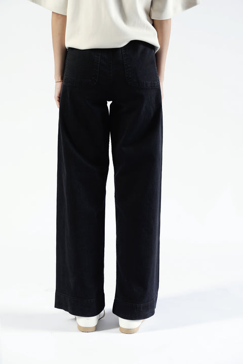 SEAMLESS WIDE LEGS DENIM