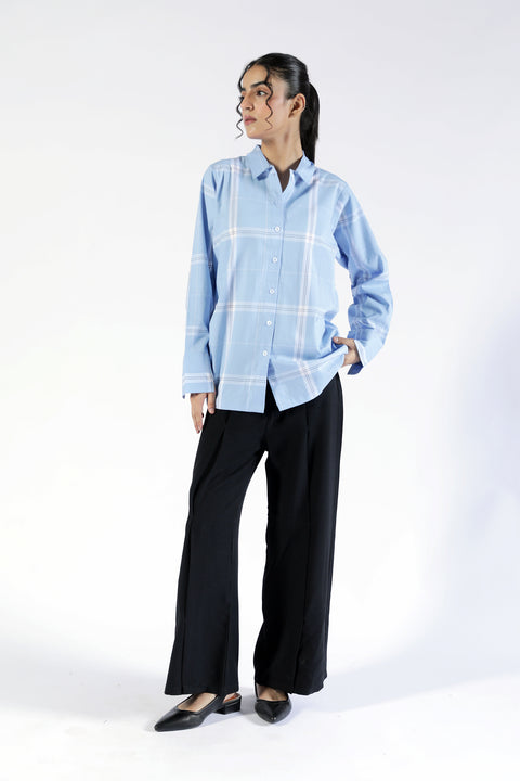 CHECKERED BUTTON DOWN SHIRT