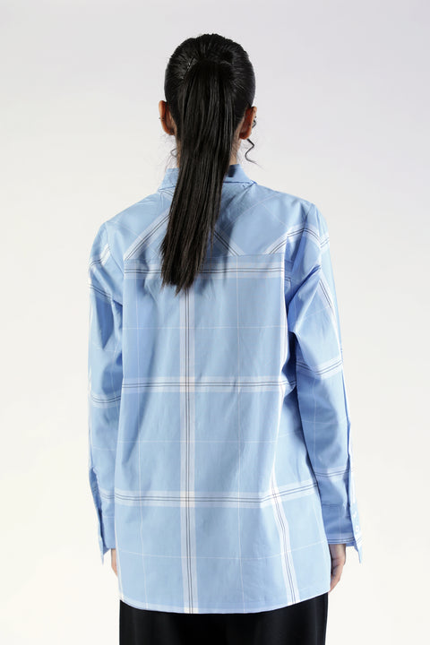 CHECKERED BUTTON DOWN SHIRT