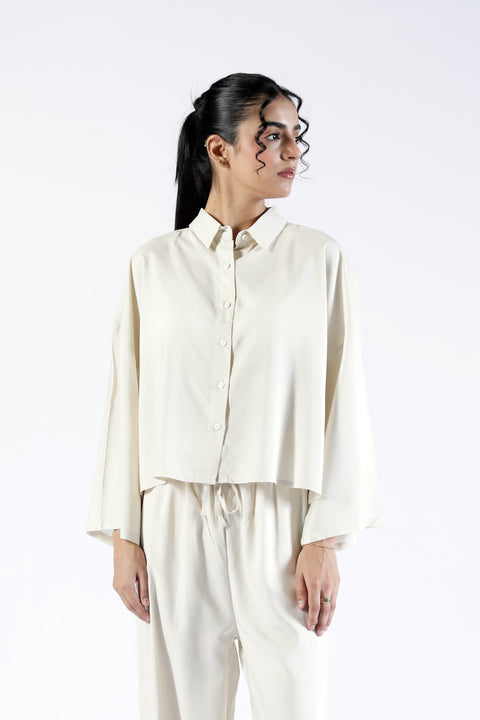 BOXY FIT LINEN TOP