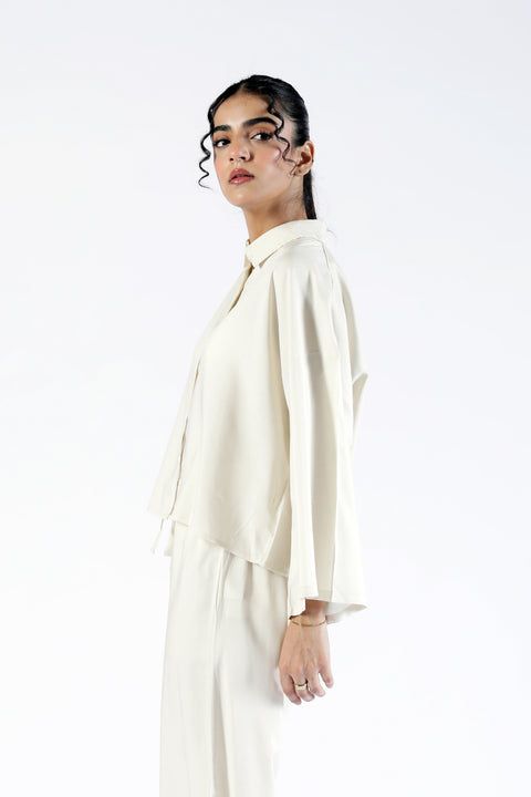 BOXY FIT LINEN TOP