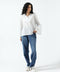 STRIPED SHIRT WITH COLLAR DETAIL