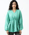 GATHERED KIMONO TOP
