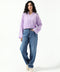 CROPPED TOP WITH GATHERS HEM