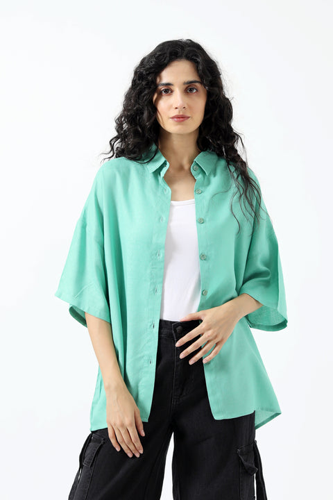 OVERSIZED BUTTON DOWN SHIRT