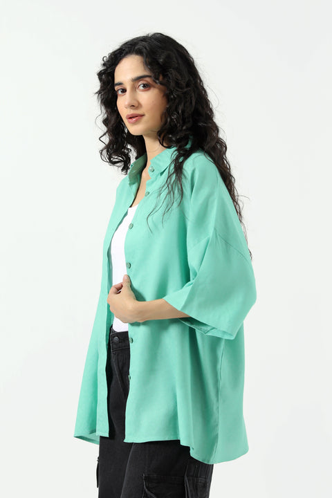 OVERSIZED BUTTON DOWN SHIRT