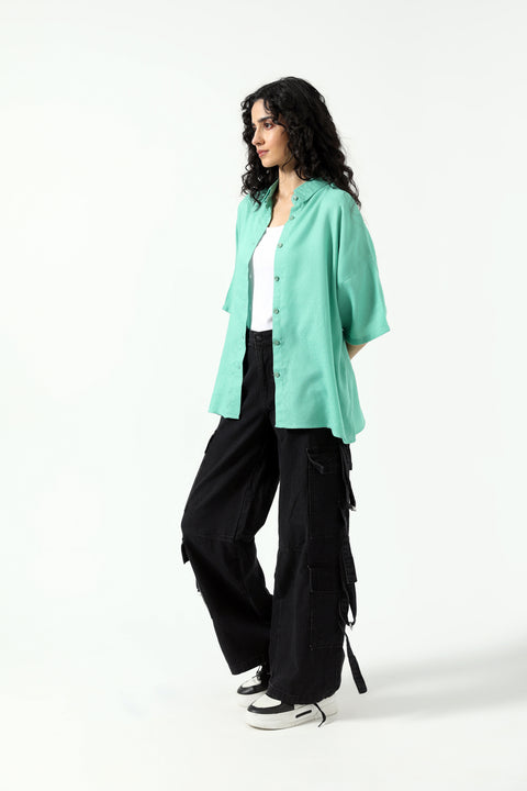 OVERSIZED BUTTON DOWN SHIRT