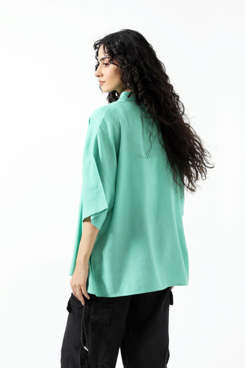 OVERSIZED BUTTON DOWN SHIRT