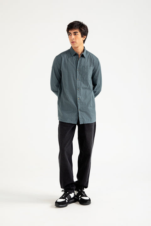 BUTTON DOWN CHECK SHIRT