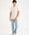 PRINTED STRIPED POLO