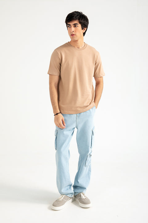 FLOCK PRINT TERRY TEE