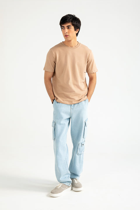 FLOCK PRINT TERRY TEE