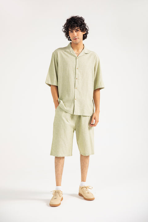 BAGGY FIT LINEN SHIRT