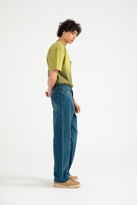 WIDE LEG FIT DENIM