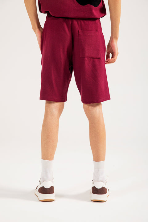 TEXTURED KNIT SHORT