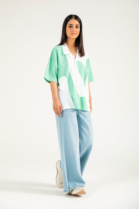 PRINTED TERRY SHIRT
