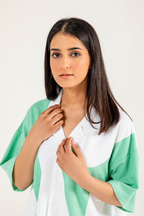 PRINTED TERRY SHIRT