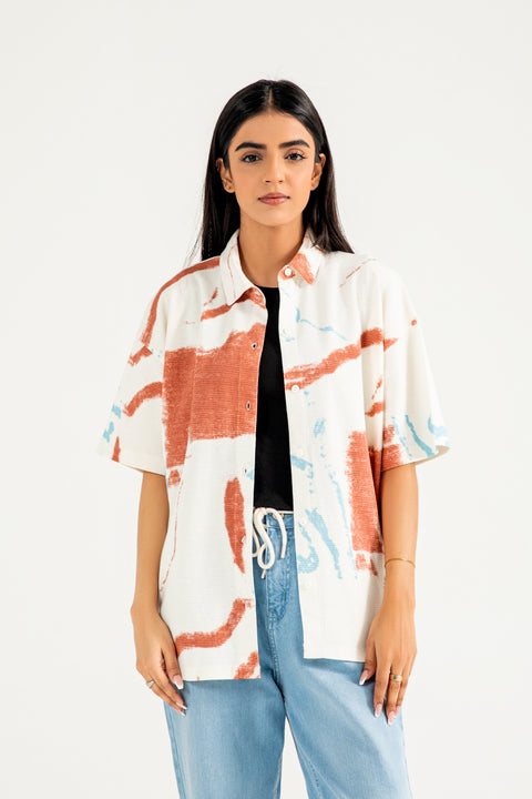 TEXTURED KNITTED SHIRT