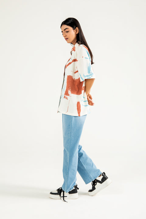 TEXTURED KNITTED SHIRT