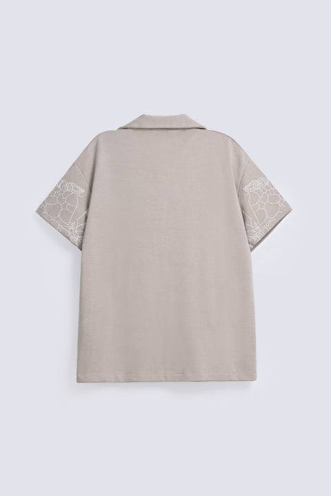 KNITTED PRINTED SHIRT