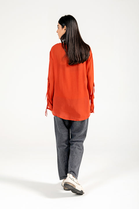 SHEER TOP WITH CAMISOLE