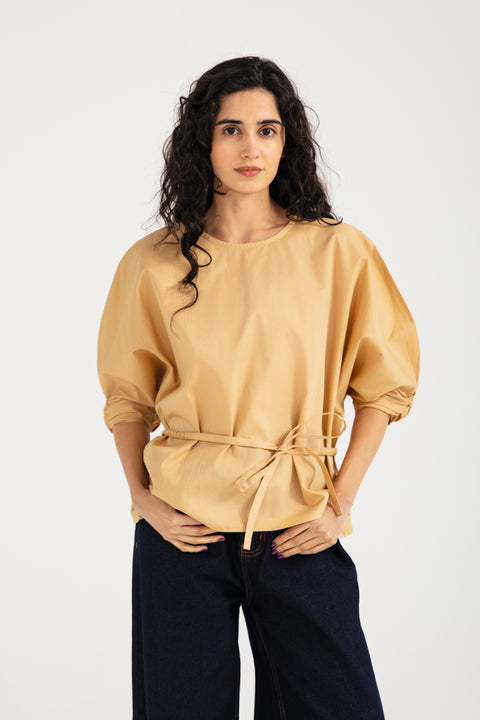 TOP WITH SLEEVE DETAIL