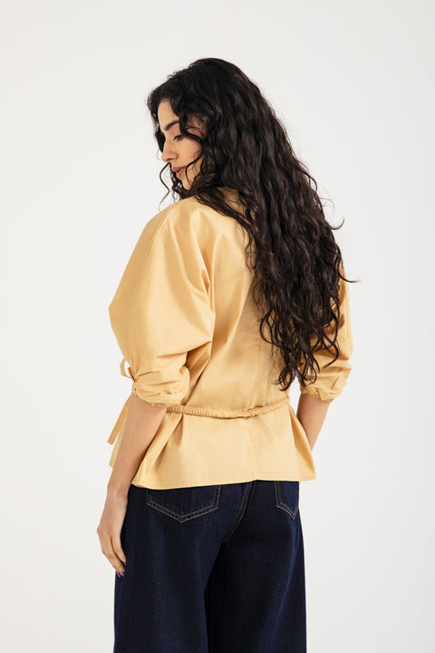 TOP WITH SLEEVE DETAIL