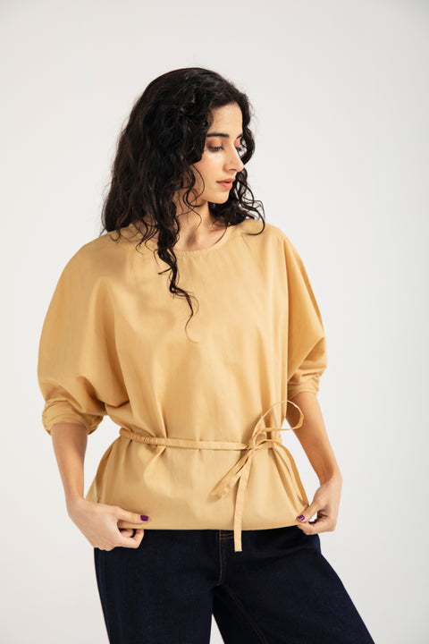 TOP WITH SLEEVE DETAIL
